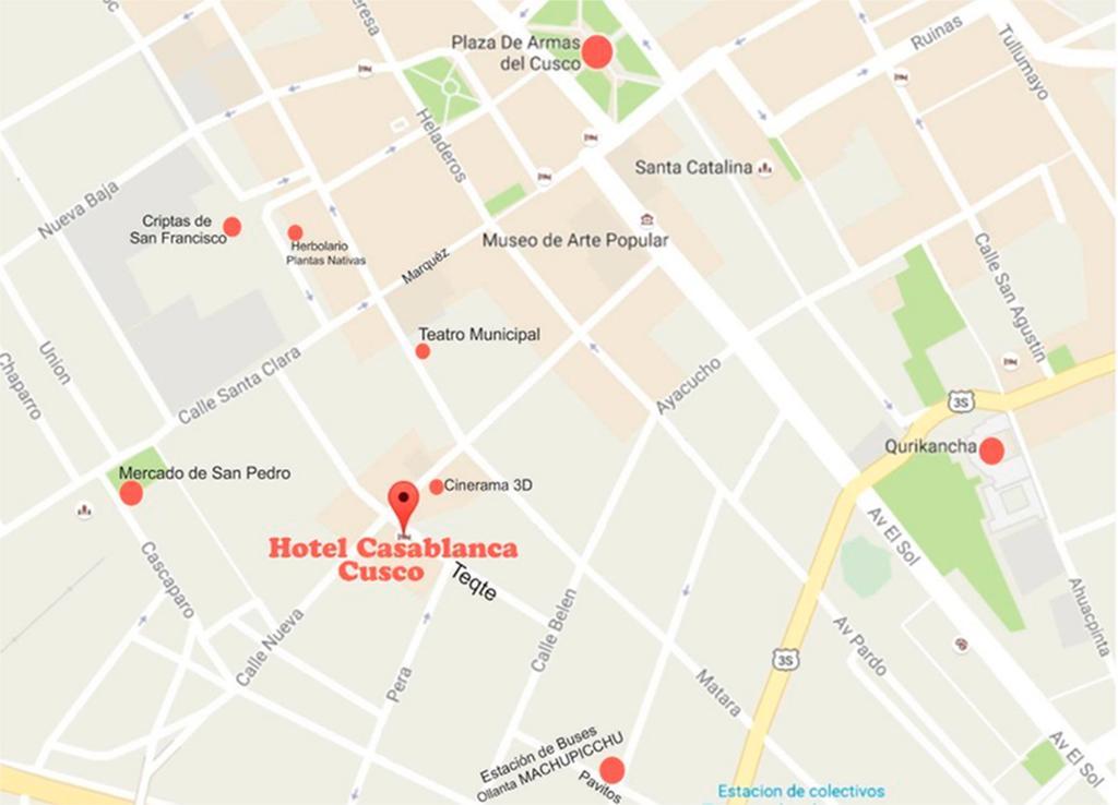 Hotel Casablanca Куско Екстер'єр фото